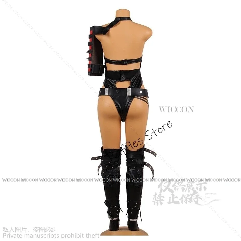 MN1 อะนิเมะเกม Dead Or Alive คอสเพลย์ Rachel DOA เครื่องแต่งกายฮาโลวีน Cos Man Woman ชุดเซ็กซี่สวม Jumpsuit Cos Roleplay Sh9 * Jy