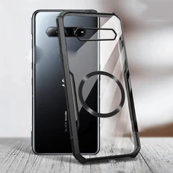 Phone Case For Xiaomi Black Shark 3 3s 4 4s Pro 5RS Clear Shockproof Phone Cover Soft Frame Magnetic Casing