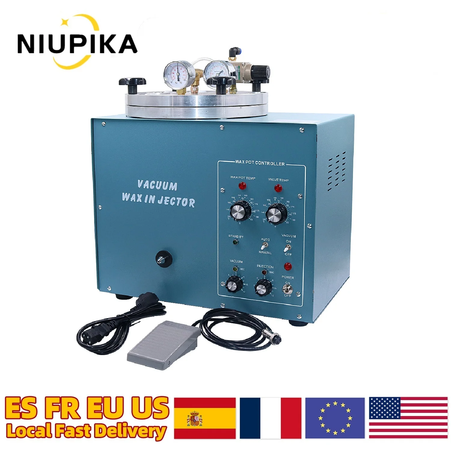 

Vacuum Wax Injection Machine Digital Casting Injector Machine Jewelry Vacuum Waxing Machine Jewelry Processing Equipment