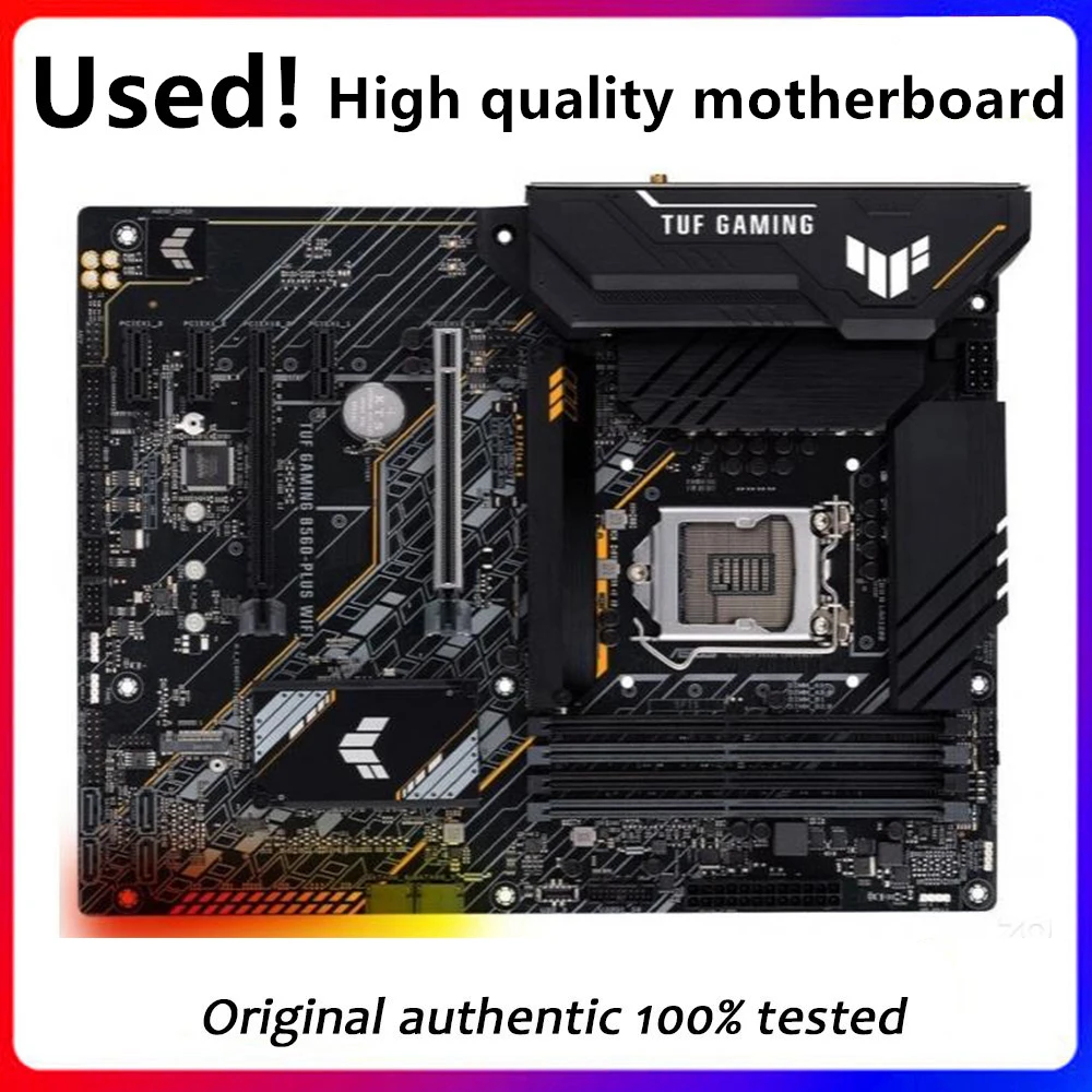 Used For Asus TUF GAMING B560-PLUS WIFI motherboard Original Desktop B560 Motherboard LGA 1200  i7/i5/i3 USB3.0 M.2