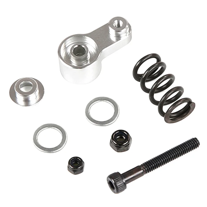 Voor BAHA CNC Metalen Buffer Tuimelaar Kit voor 1/5 BAHA ROVAN KM BAJA 5B 5T 5SC Rc Auto Onderdelen, Zilver