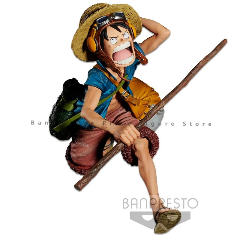 W magazynie oryginalny Bandai BANPRESTO One Piece Monkey D Luffy figurka animacja zabawka prezent Model kolekcjonerski Hobby Anime oryginalna