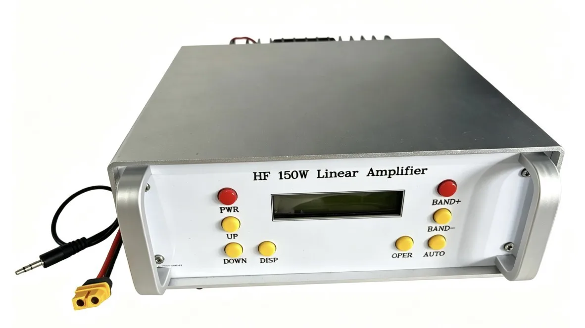 150W 1MHZ-30MHZ Amplifier Professional RS-928 HF Radio for FM AM ​SSB CW FT8 SDR Transceivers Frequency Band Switch Gain