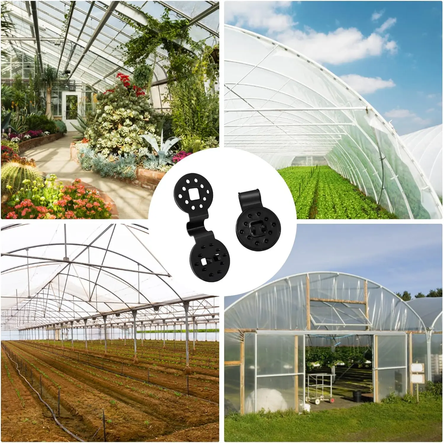 100Pcs Of Shade Net Clip 10.5Cm Black Plastic Clip Shade Cloth Accessories For Fence Fabric Mesh Farm Garden Mesh Bird Mesh Clip