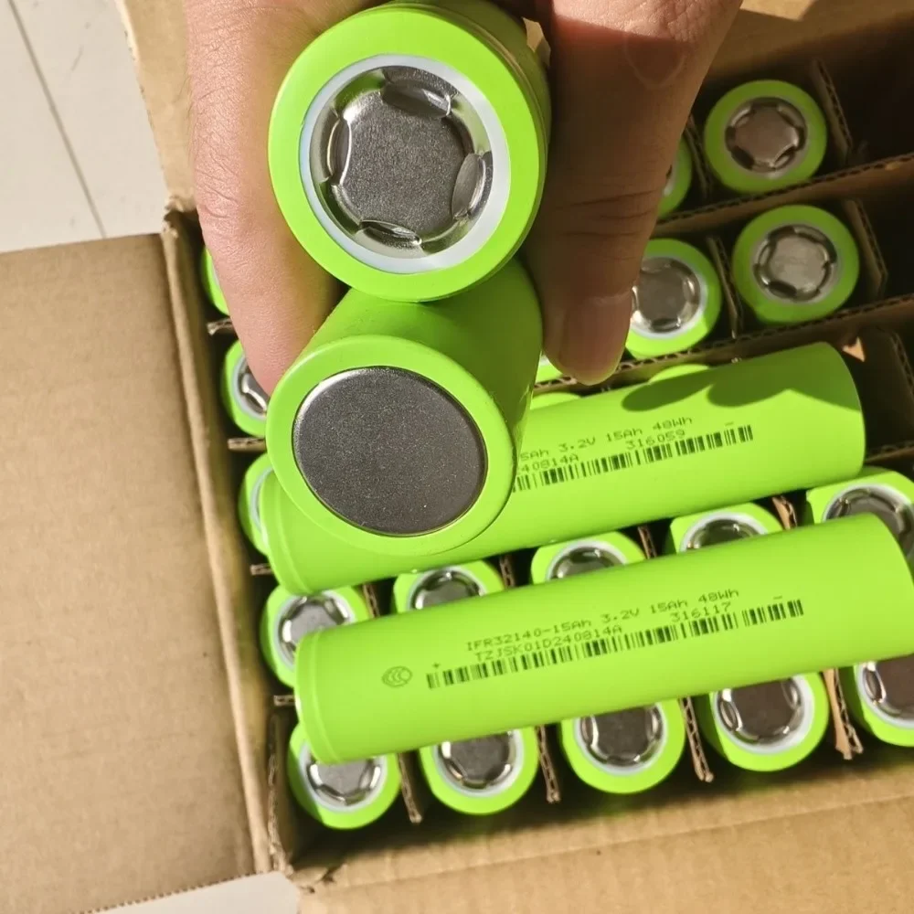 32140 LiFePO4 Аккумулятор 3,2 В 15 Ач DIY 12 В 24 В 36 В Мощный аккумулятор 15000 мАч