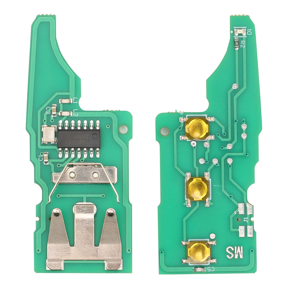 Dahai 5K 0837202 AD / 202Q Fernbedienung Autoschlüssel für VW Käfer Eos Golf 6 Jetta Tiguan Seat Skoda Fabia 434 MHz ID48 Chip