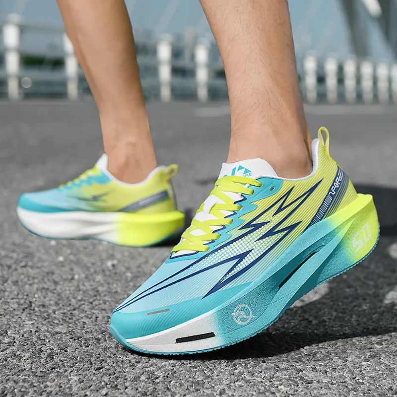 Purchased goods Carbon Plate Running Shoes for Men and Women Racing Marathon Stable Rebound Shock-absorbing Training Sneakers