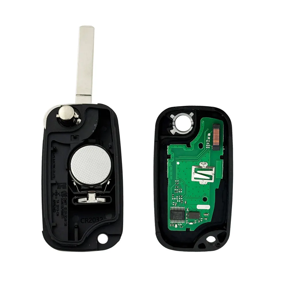 1pc 3 Button Remote Key 433Mhz 4A Chip for Mercedes Benz Smart Fortwo 453 Forfour 2015 2016 2017 CWTWB1G767 No Logo