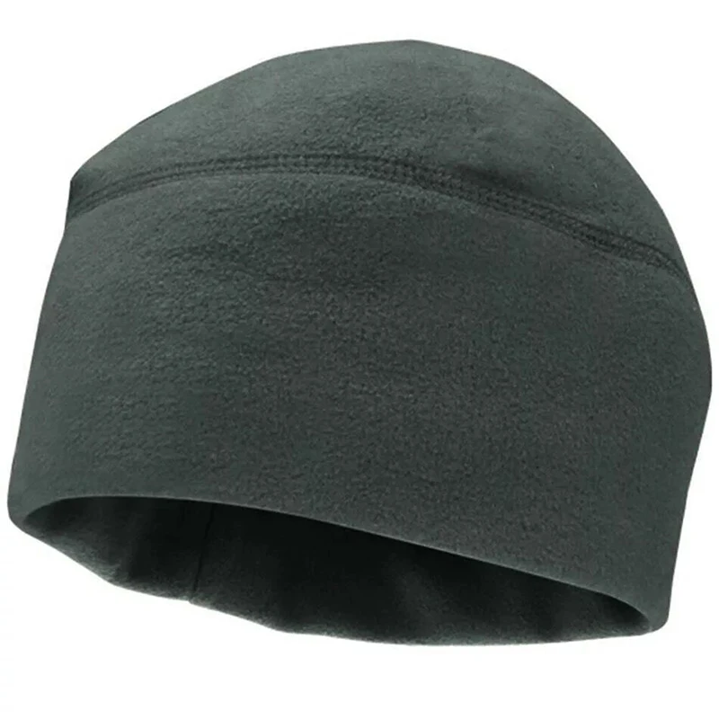 Männer Beanie Marines Radfahren Kappe Wandern Winter Einfarbig Weiche Warme Mütze Polar Fleece Verdickt Militär Armee Winddicht Outdoor – Detail 9