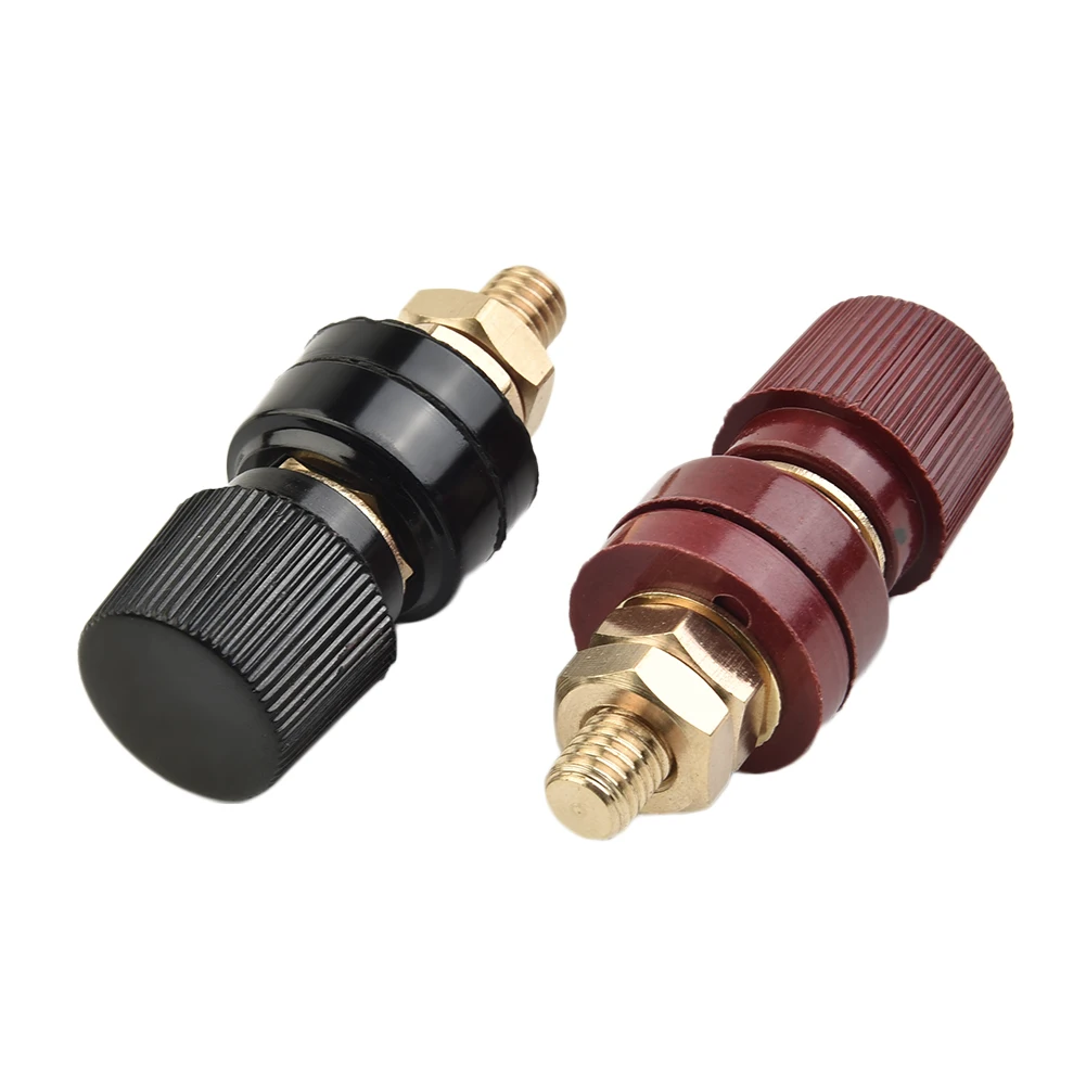 

Соединительная клемма, черно-красные соединительные детали, профессиональная шпилька для питания, аксессуары 5/16 дюйма, практичная клемма