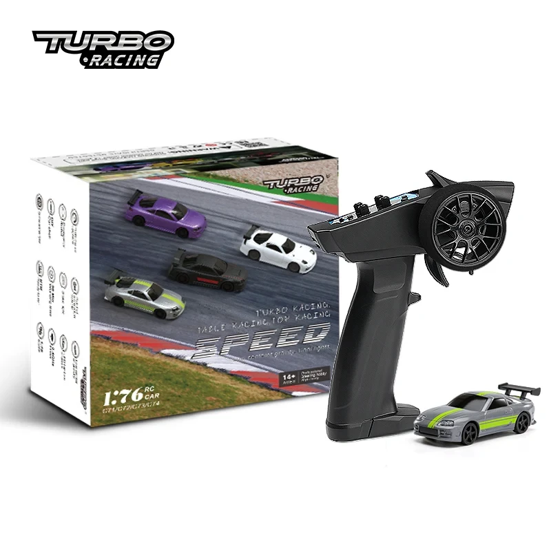 Turbo Racing 1:76 C65 C64 C63 C61 C62 C72 C73 C74 C75 RTR Игрушки для бега на дороге RC Drift Car с гироскопическим радио для детей и взрослых