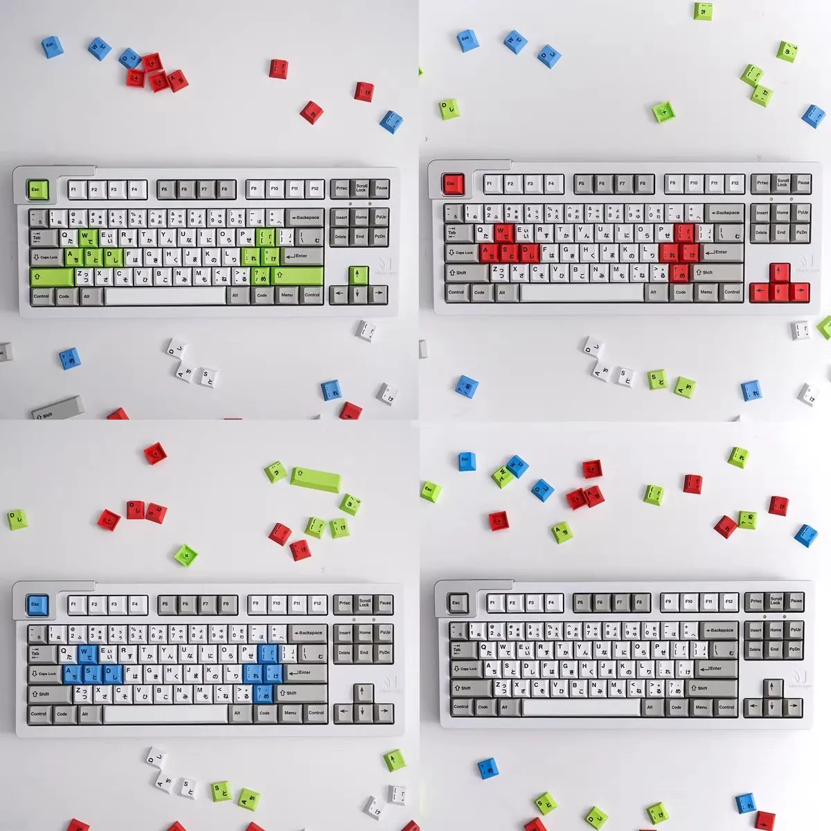 GMK Color matching Keycaps PBT Dye Subbed Japanese Key Caps Cherry Profile Keycap With 2.25U 2.75U 3U 7U Spacebar ISO Enter