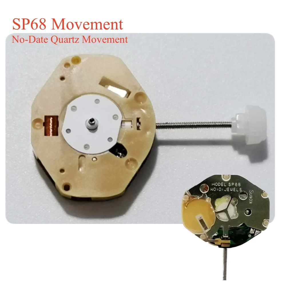 1 PC Watch Movement SP68 Movement Sweeping Second Hand Movement Three-Hand No-Date Quartz Movement