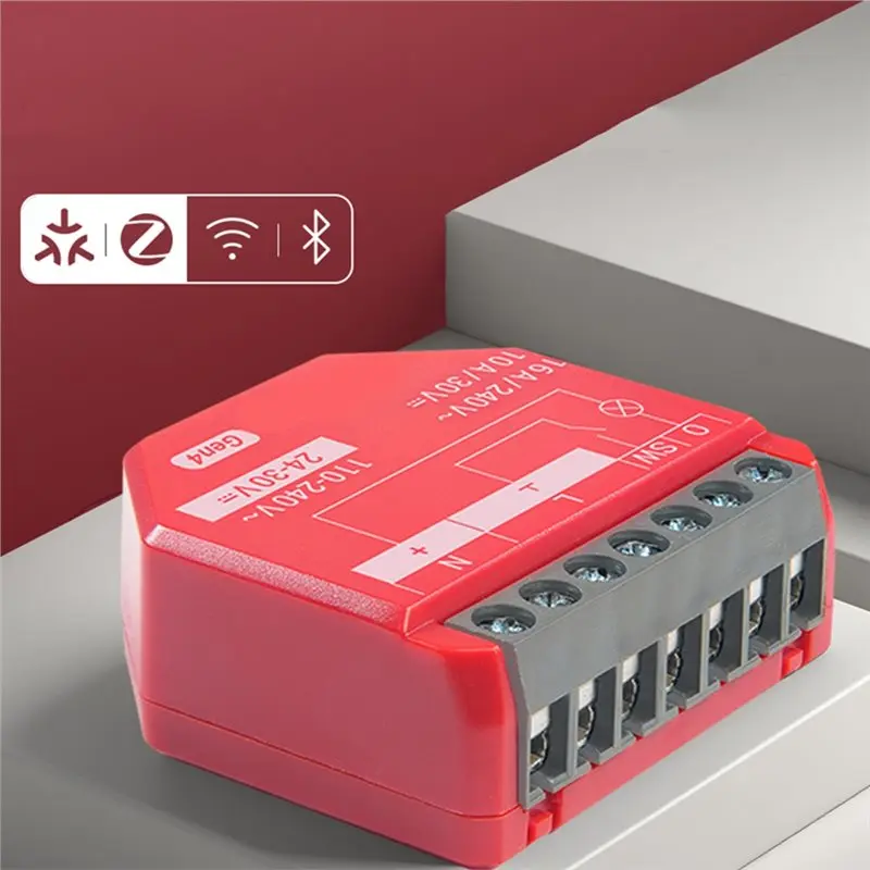 AA08-Smart Switch 1PM Gen4 Zigbee Dispositivos Matter IOT Wifi With Power Monitoring For Alexa For Homekit Google Home Goodle