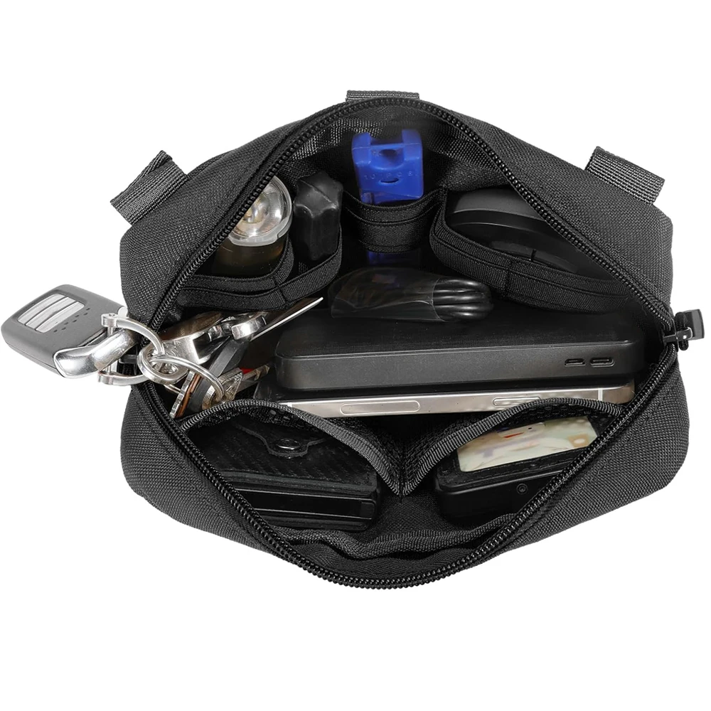 Molle Admin กระเป๋ายูทิลิตี้ EDC กระเป๋าเครื่องมือล่าสัตว์แนวนอน Modular กระเป๋าเอว Pack EMT Orgaznier กระเป๋าสําหรับกลางแจ้ง