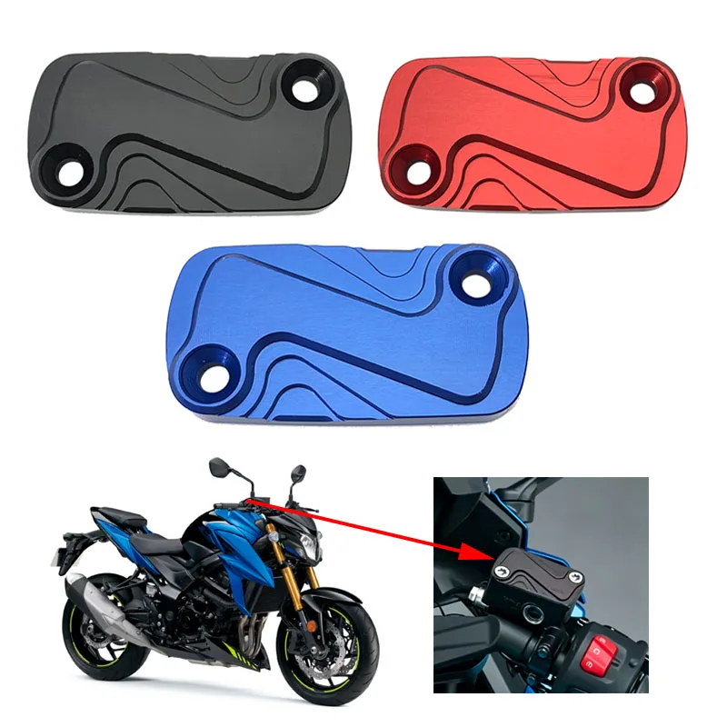 Motorrad-Hinterradbremspumpen-Flüssigkeitsbehälter-Ölbehälter für Suzuki GSX-S750 GSXS750 Reservoir-Schutzabdeckung GSXS 750 2017-2023