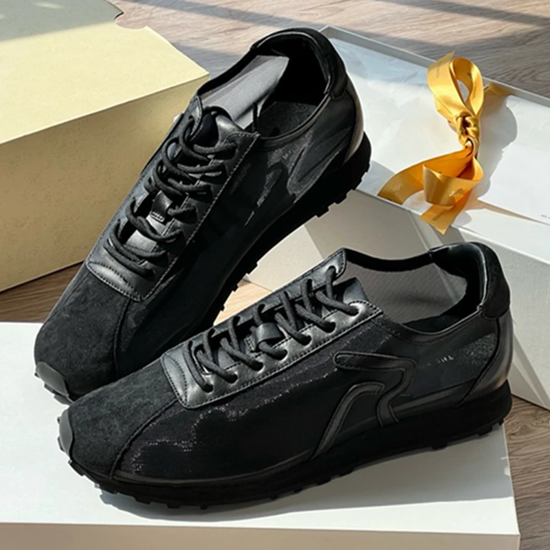 جيني آند ديف الحد الأدنى الأزياء الرجعية الجلد المدبوغ شبكة الربط عارضة أحذية النساء أحذية رياضية المرقعة أحذية مسطحة مريحة