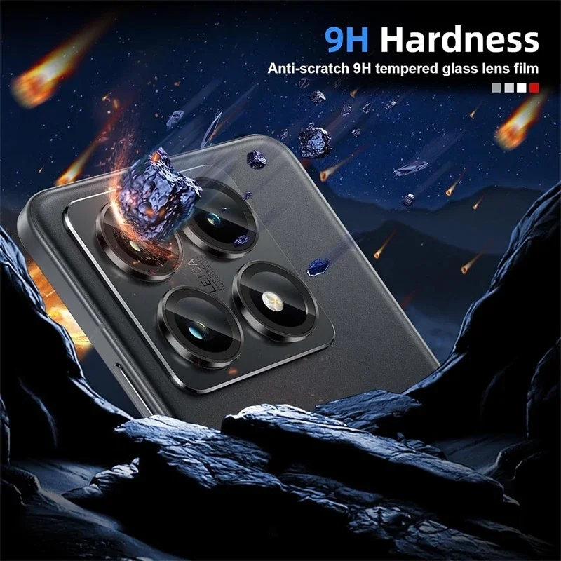 Aluminum Alloy Camera Protector Case for Xiaomi 14T 13T Pro Poco F6 X6 Pro Metal Ring Lens Glass Case