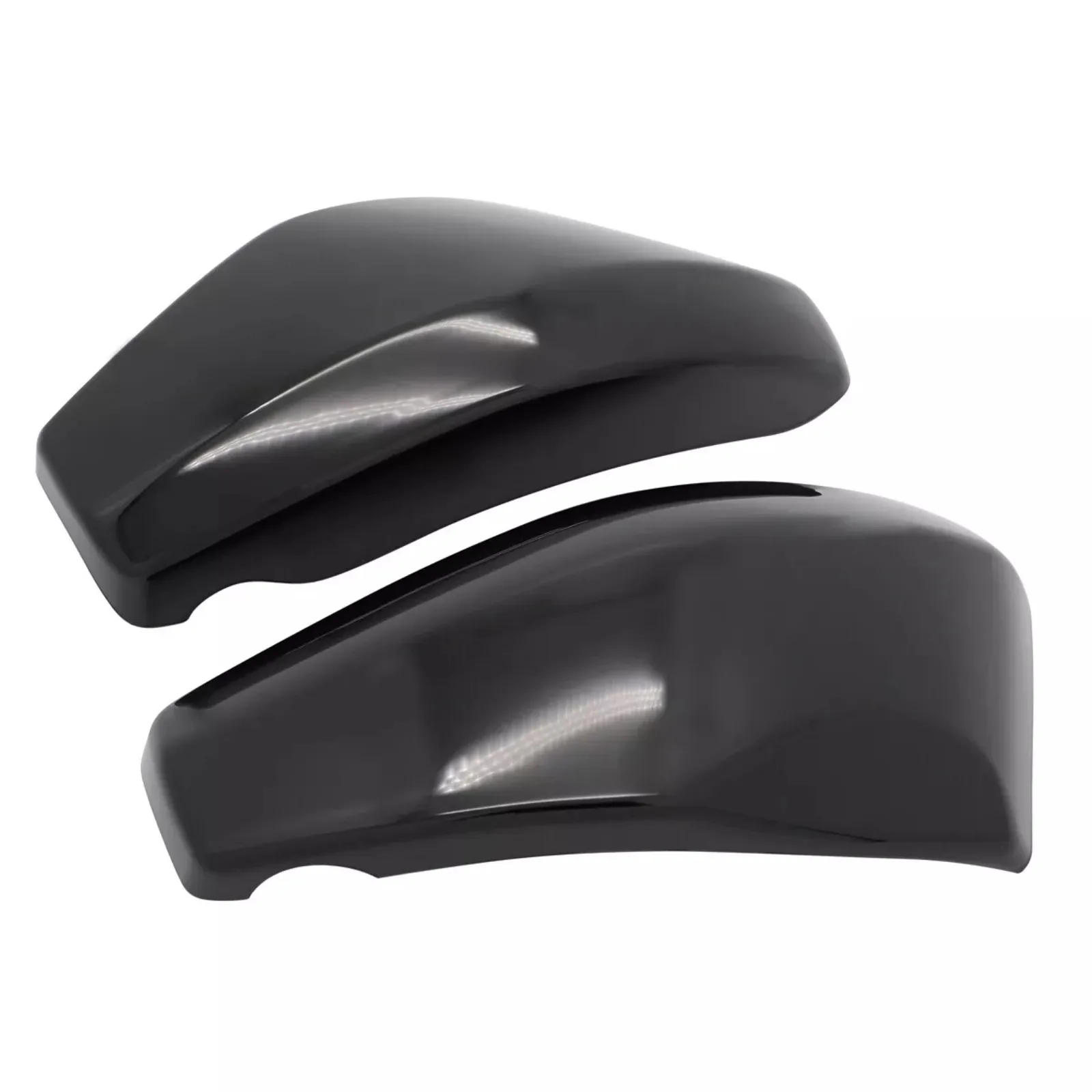 2 Stuks Zwarte Kant Batterij Cover Voor Honda Vtx 1300 2003-2009 2004 2005 2006 2007