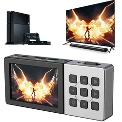 Ezcap273 HD 1080P 60fps HDMI Video Capture Card Game Live Recording Box Recorder To TF Card Playback Mic Input Audio Local Loop