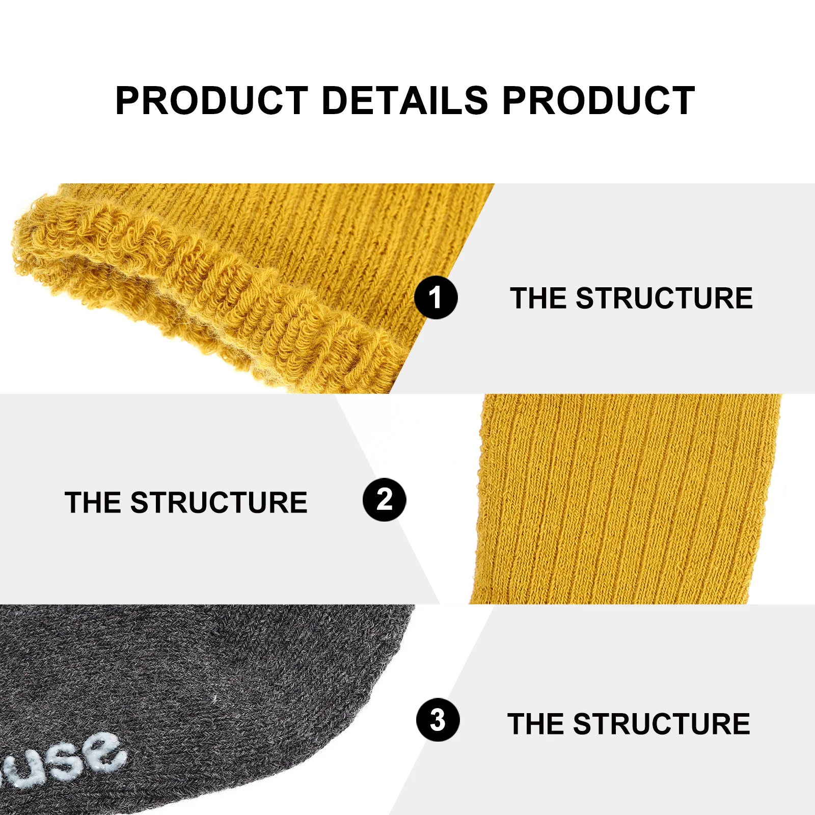 3Pairs Winterkousen Baby Vloersokken Set Antislip Katoenen Baby Warme Sokken Zacht Elastisch Antislip voor Kinderen Winterkousen