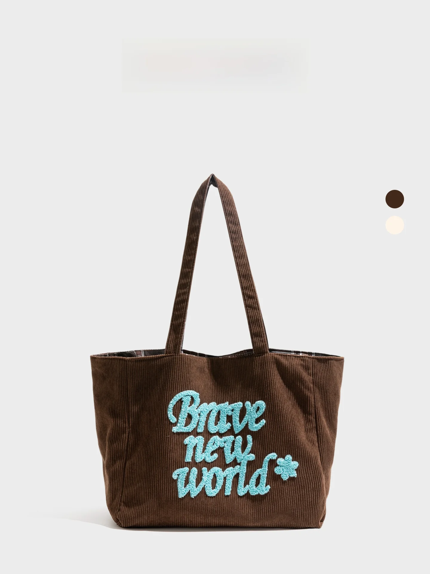 

Большая вельветовая сумка-тоут с вышивкой, оранжевая, для девочек, осенне-зимняя, двусторонняя, на плечо, ручная сумка