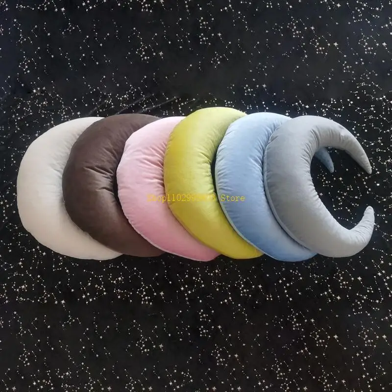 9 قطع/مجموعة من دعائم التصوير الفوتوغرافي لحديثي الولادة وسادة الهلال + مجموعة النجوم J0MF