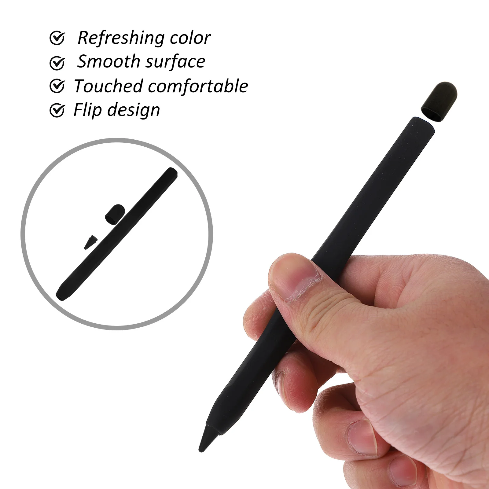 

MERRYHAPY Stylus Case for Pencil Gen Silicone Cover Cute Pen Holder Protective Sleeve