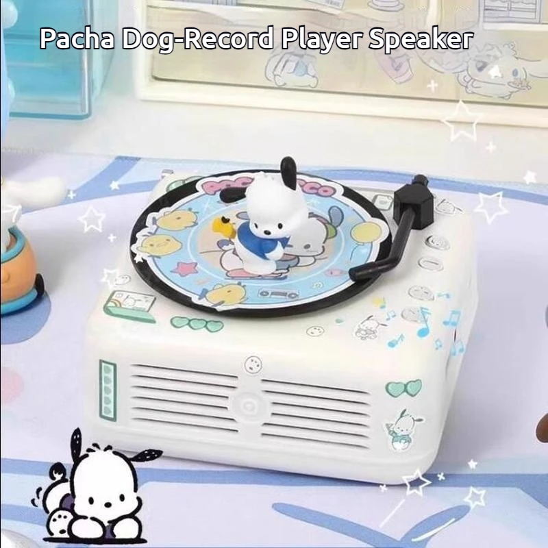 Hello Kitty Record Player Bluetooth Speaker Cute Small Hello Kitty Speaker Birthday Gift Boys And Girls Give To Good Friends