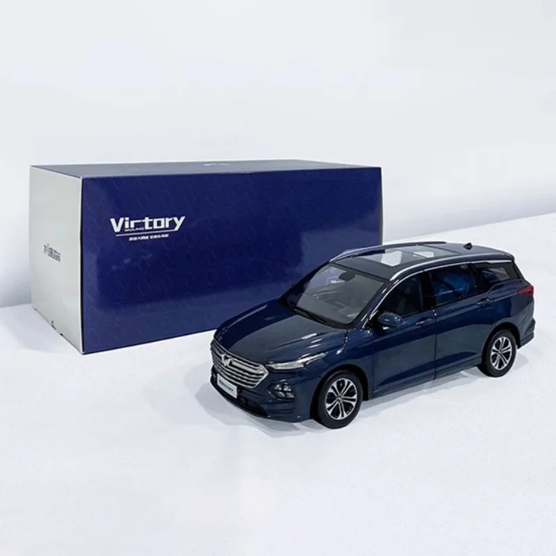 WULING Kaijie Victory Alloy Simulation Car Model,MPV Decoration,Die-Cast Metal Replica,Boy Gift,Adult Collectible,Blue,1: 18 - Image 2