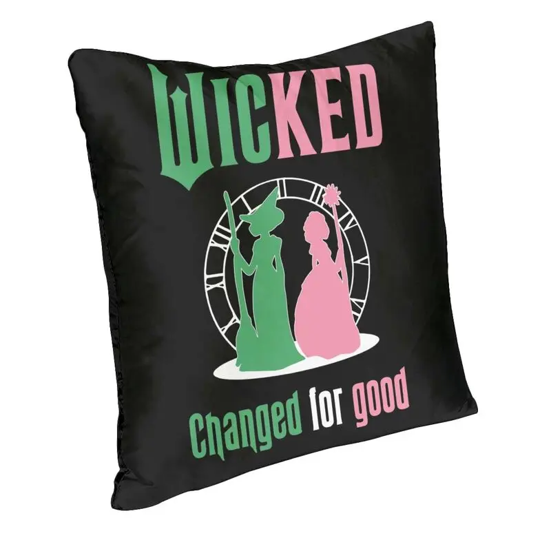 Custom Wickeds Musical Movie Pillow Case 45x45cm Sofa Modern Cushion Cover Soft Pillowcase