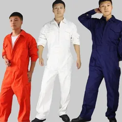 100%cotton Worker Overall Jumpsuit Auto Repairman Mechanical Work Clothing Big Size Romper Costume Male/female Uniform Coveralls