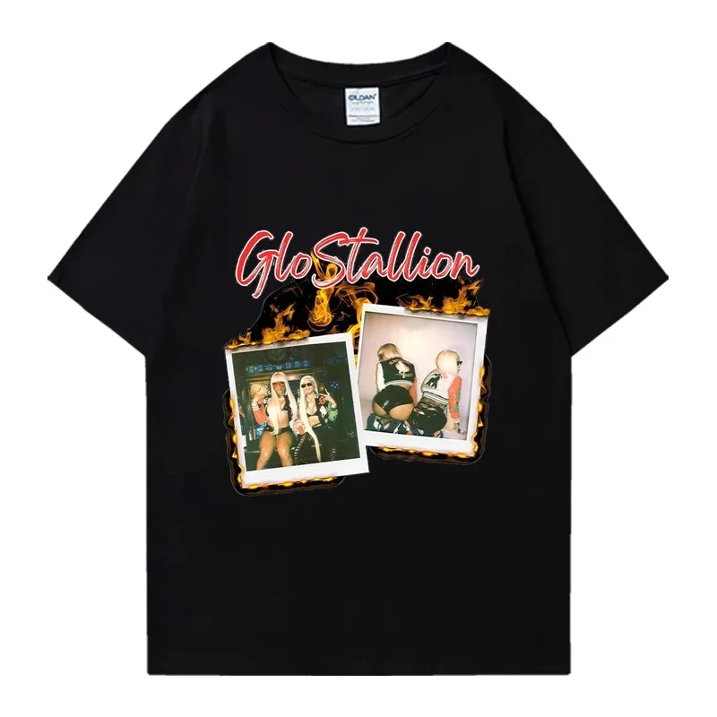 Rapper Megan Thee Stallion Hip Hop album T shirt 2024 Men Women vintage oversized short sleeve T-shirts Unisex 100% Cotton Tops