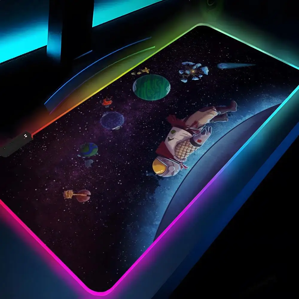 

Outer Wilds Mouse Pad Rgb Xxl Laptop Mat Gaming Mousepad Backlit Keyboard Gamer Girl Table Pads Desk