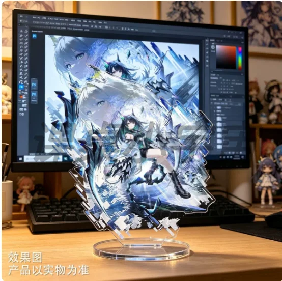 Japanese Anime Arknights Mon3tr Acrylic Stand Figure Model Plate Cosplay Collection Desktop Decor Gifts XYZ