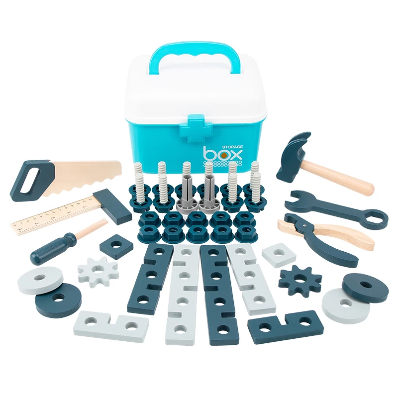 Children's Tool Set House Hold Toys Role Play Pretend Nuts and Bolts Hand Tools Construction Parent-Child Interaction