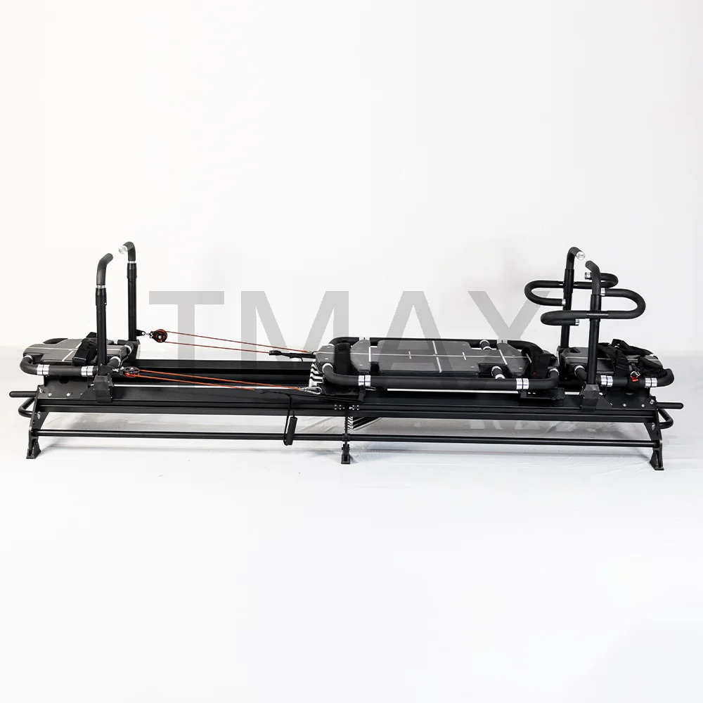 DZ171 Nuevo producto Megaformer Megareformer Cama reformadora de núcleo de aluminio Máquina de pilates Cama de adiestramiento interior Ventas de reformador de pilates