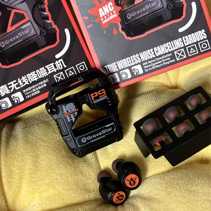 P9plus Wireless Bluetooth Earphones E-Sports Game Noise Cancelling Earphones Hifi Rgb Waterproof And Dustproof Outdoor Earphones