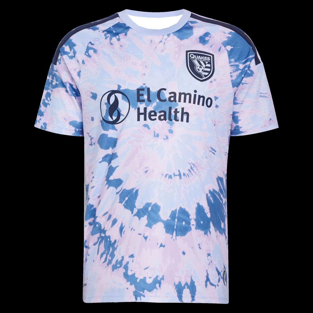 San Jose Earthquakes Light Blue 2026 Season 'Death Ball' Jersey Breathable Sports Outdoors Family Matching Clothing T-shirt