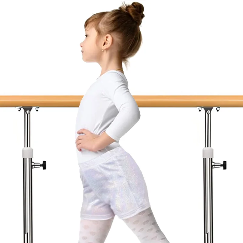  Mädchen-Tanz-Gymnastik-Shorts für Mädchen, Tumbling Athletic Ballet Tap Jazz-Sets mit glitzernder Glitzerhose