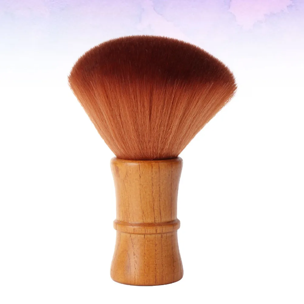 

1 шт. Профессиональная щетка для стрижки волос для парикмахеров, щетка для чистки шеи, салонная щетка для удаления волос, с длинными пушистыми щетинками, удобная ручка, для барберов