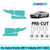 For Aston Martin DB11 Volante 2017-2023 8.5mil Clear Matte Pre-Cut PPF Door & A/B Pillar Kit TPU Paint Protection Film Set