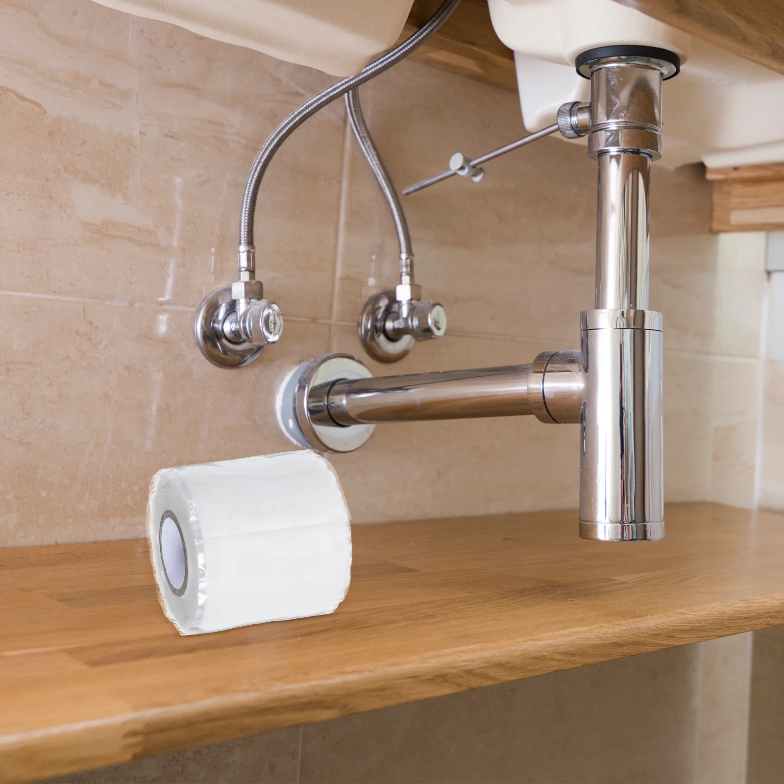 

1 Roll 3 Meter Self Fusing Silicone Tape Waterproof Pipe Leak Repair Garden Hose Fix Insulation Electrical Wiring Harness Rubber