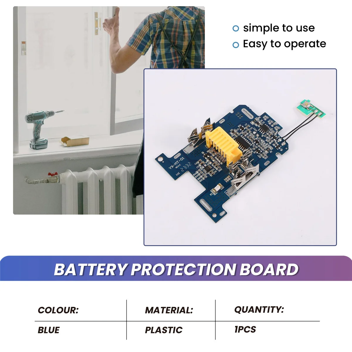 بطارية ليثيوم أيون BMS لوحة حماية شحن PCB لماكيتا ، أداة كهربائية ، BL1830 ، BL1815 ، Bl1850 ، BL1860 ، LXT400