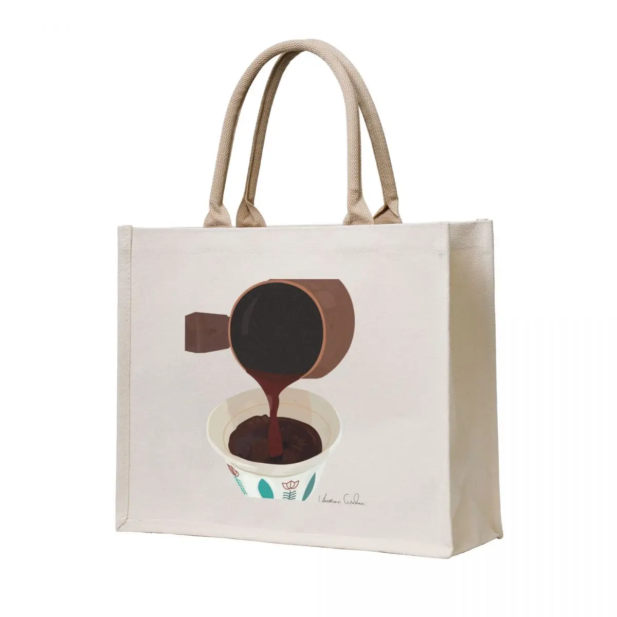 

Arabic Coffee Tote Bag Women's shopping bag shopper bag woman cute pouch