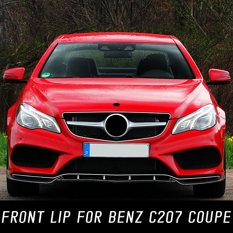 

For Mercedes Benz E-Class C207 Coupe 2013-2016 Car AMG Front Bumper Lip Chin Spoiler Splitter Diffuser Tuning Accessories Part