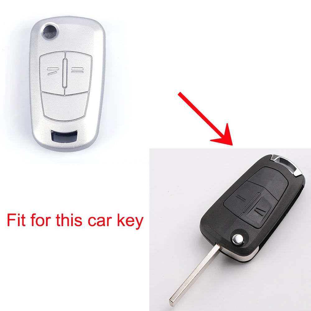 Silicone Folding Flid Car Key Cover Case Fob For Vauxhall Opel Corsa Astra Vectra Signum 2 Button Silicone Remote Car Styling