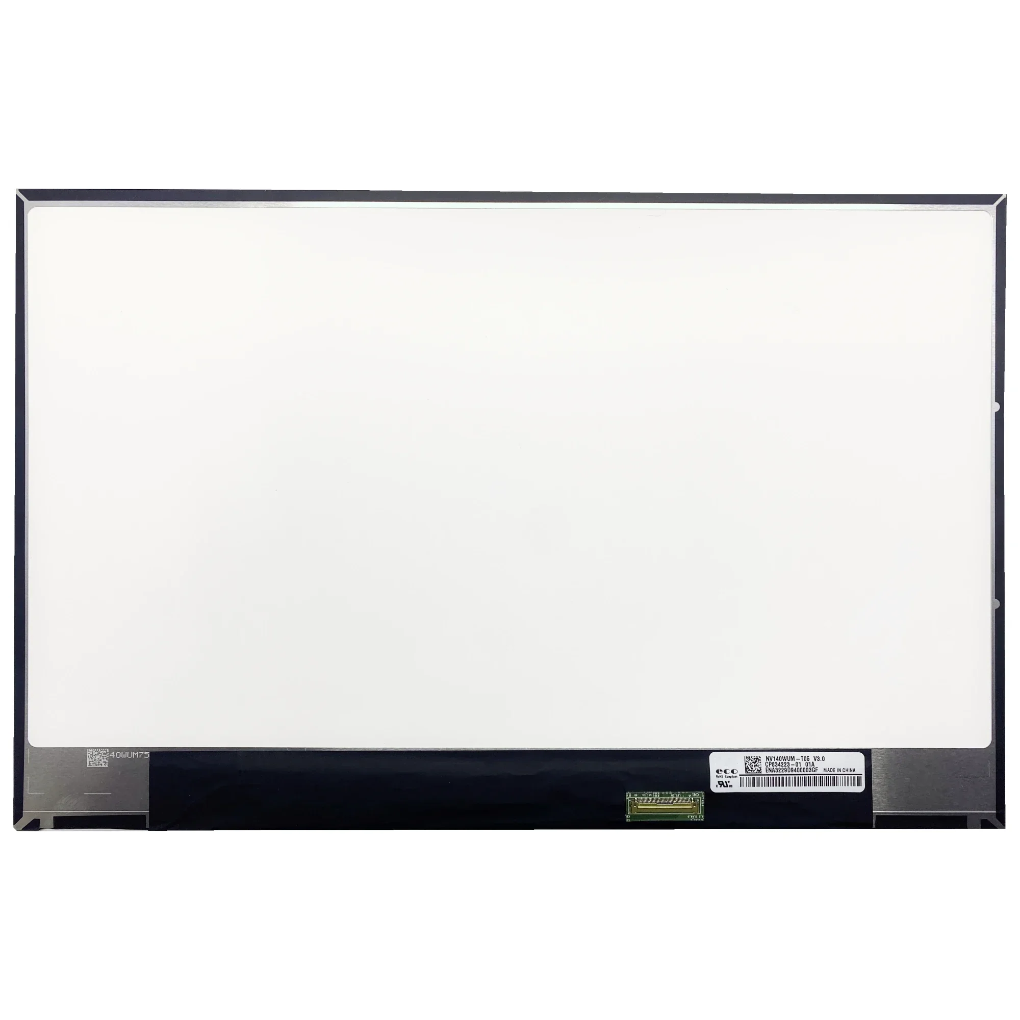 Imagem -02 - Tela de Toque Lcd 40 Pinos Fhd 1920x1200 Painel Ips 60hz Edp 140 Nv140wum-t05