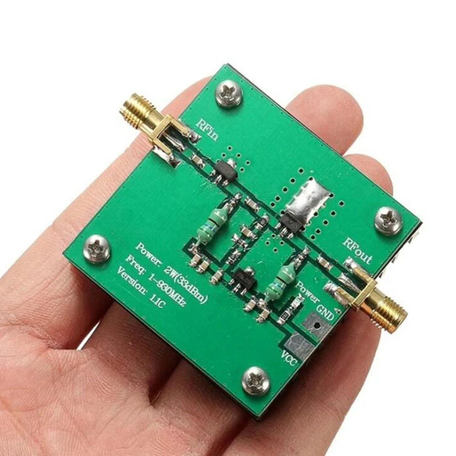 1-930MHz 2W RF Broadband Power Amplifier Module for Radio Transmission FM HF VHF,Broadband RF Low Power Amplifier