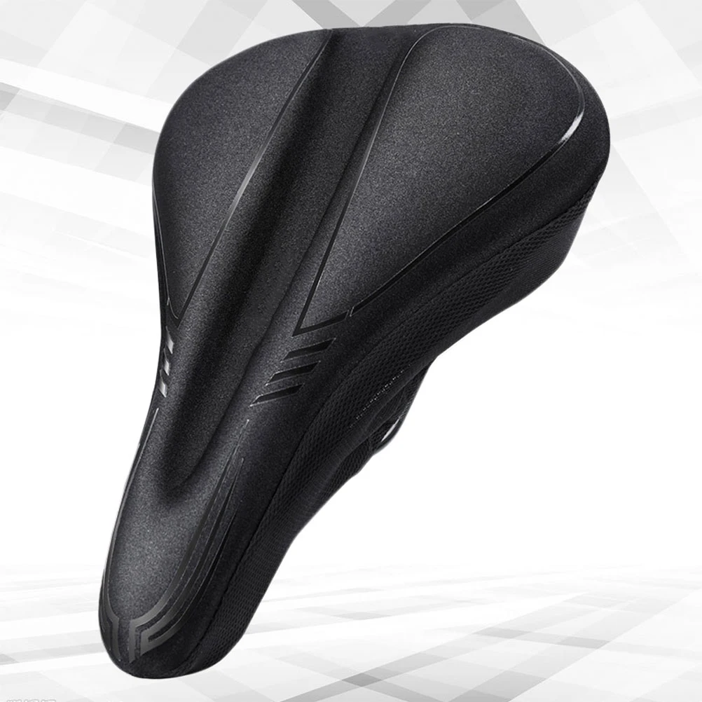 

Thickened Silicone Bike Saddle Cover Padded Seat Cushion for Road Mountain Bicycles Comfortable Lightweight Ergonomic Design